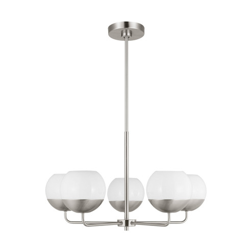 Alvin Five Light Chandelier in Brushed Nickel (454|3168105962)