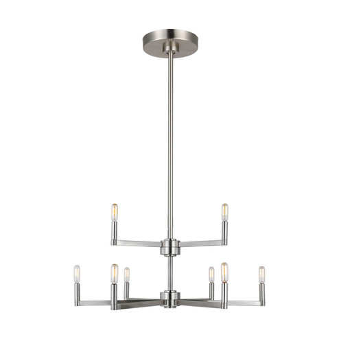 Fullton Nine Light Chandelier in Brushed Nickel (454|3164209962)