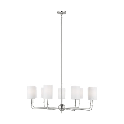 Foxdale Nine Light Chandelier in Brushed Nickel (454|3109309962)