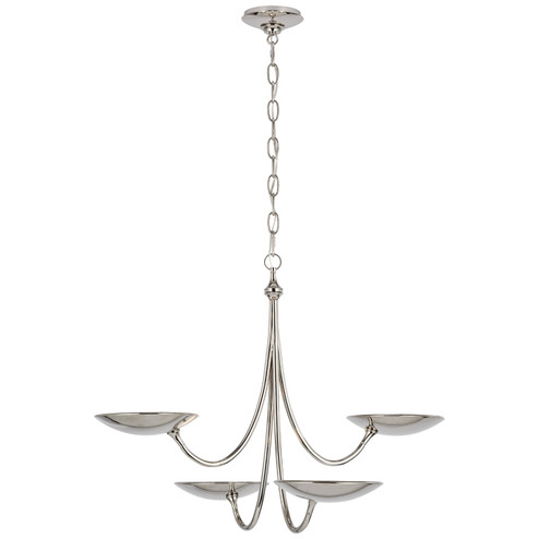Keira LED Chandelier in Polished Nickel (268|TOB5780PN)
