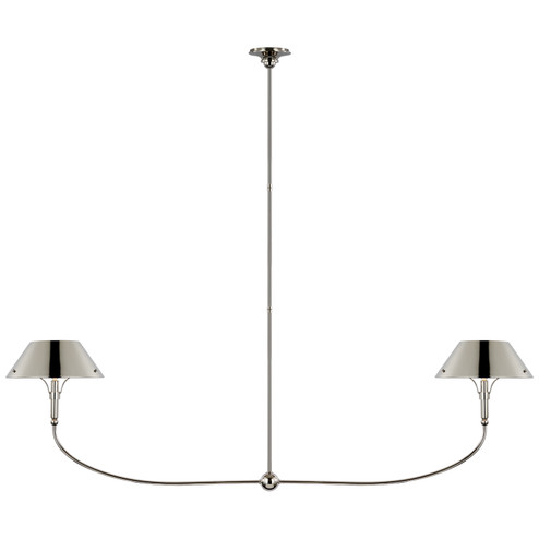 Turlington LED Linear Chandelier in Hand-Rubbed Antique Brass (268|TOB5728HABHAB)