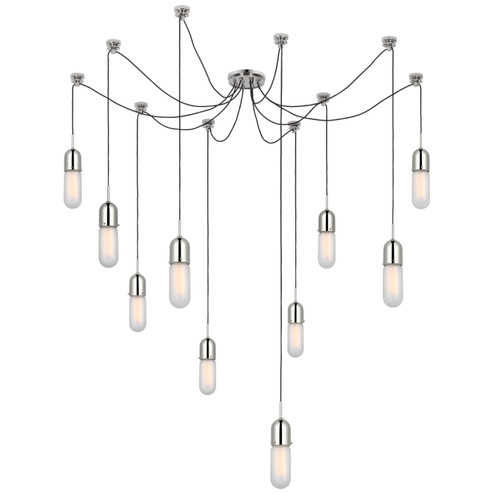 Junio LED Pendant in Polished Nickel (268|TOB5645PNFG10)