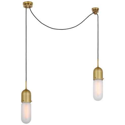 Junio LED Pendant in Hand-Rubbed Antique Brass (268|TOB5645HABFG2)