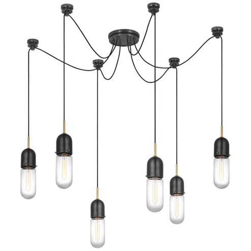 Junio LED Pendant in Bronze and Brass (268|TOB5645BZHABCG6)