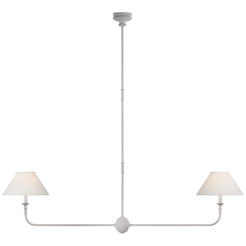 Piaf LED Linear Pendant in Plaster White (268|TOB5455PWL)