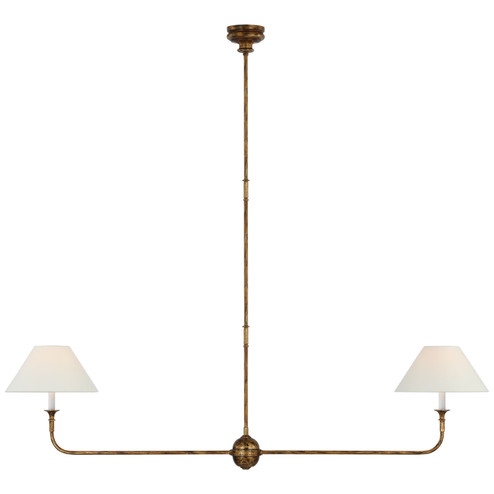 Piaf LED Linear Pendant in Antique Gild (268|TOB5455AGL)