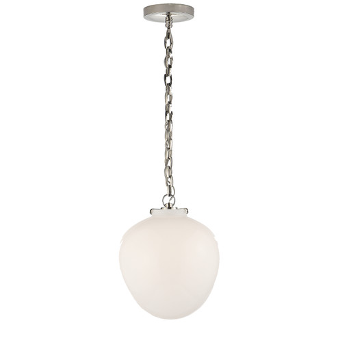 Katie Acorn One Light Pendant in Polished Nickel (268|TOB5226PNG2WG)