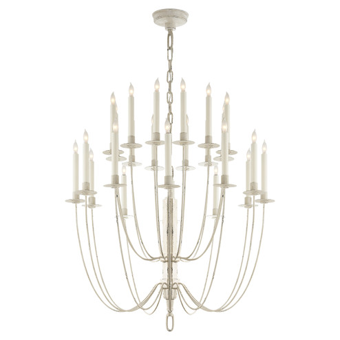 Erika 24 Light Chandelier in Belgian White (268|TOB5205BW)
