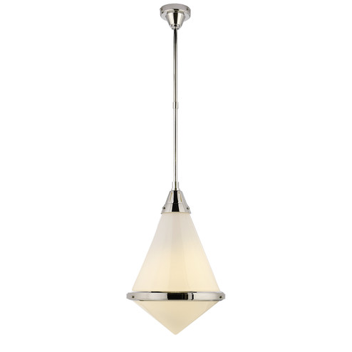 Gale One Light Pendant in Polished Nickel (268|TOB5156PNWG) Gale One Light Pendant in Polished Nickel (268|TOB5156PNWG)