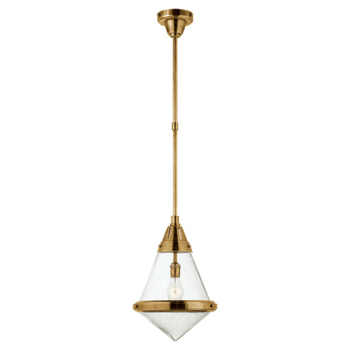 Gale One Light Pendant in Hand-Rubbed Antique Brass (268|TOB5155HABSG)