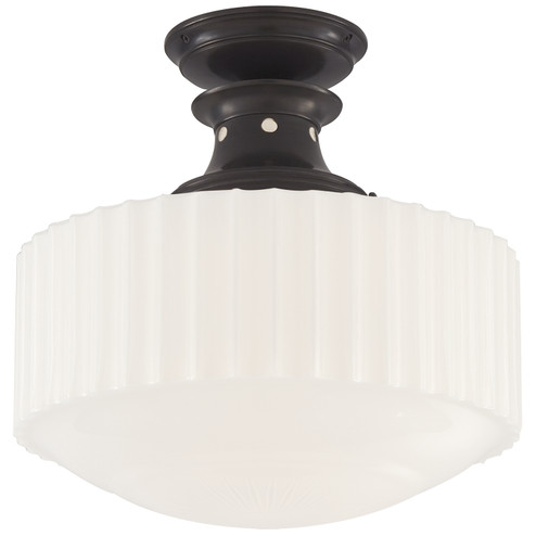 Milton Road One Light Flush Mount in Bronze (268|TOB5150BZWG)