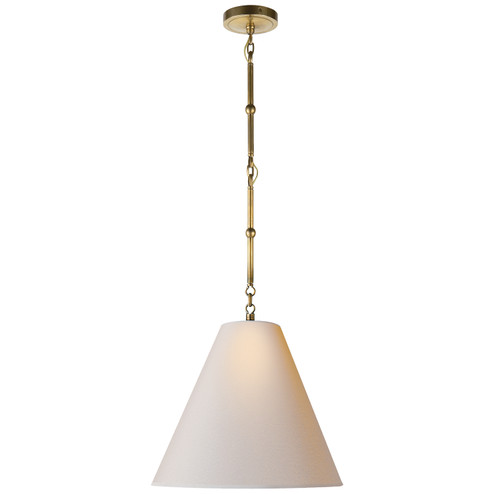 Goodman One Light Hanging Lantern in Hand-Rubbed Antique Brass (268|TOB5090HABL)