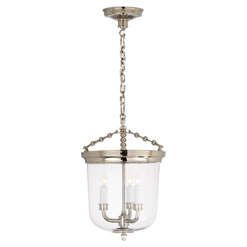 Merchant Three Light Lantern in Polished Nickel (268|TOB5030PN)