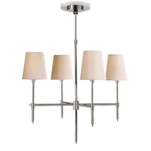 Bryant Four Light Chandelier in Bronze and Hand-Rubbed Antique Brass (268|TOB5002BZHABL)
