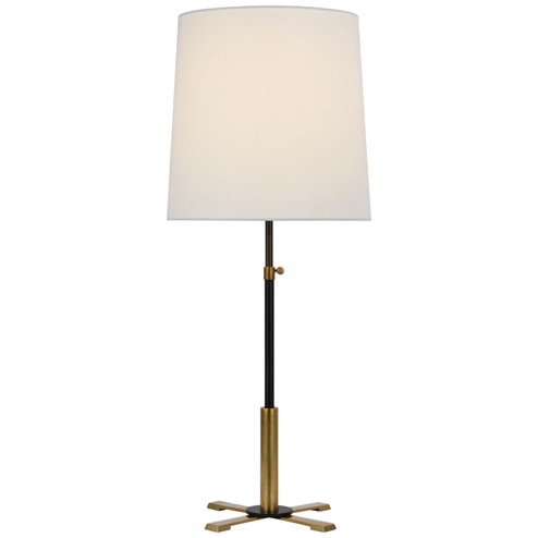 Quintel LED Table Lamp in Bronze and Hand-Rubbed Antique Brass (268|TOB3723BZHABL)