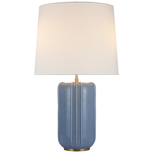 Minx LED Table Lamp in Polar Blue Crackle (268|TOB3687PBCL)