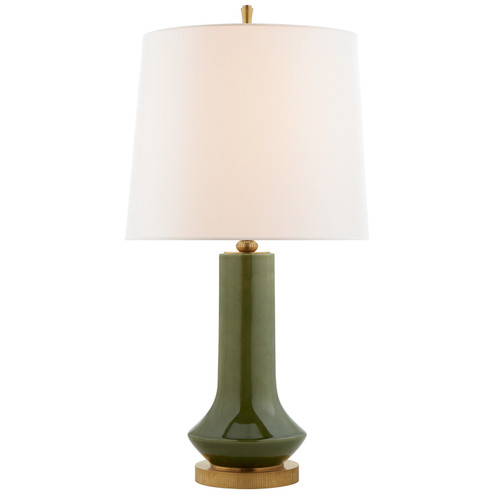 Luisa Two Light Table Lamp in Emerald Green (268|TOB3657EMGL)