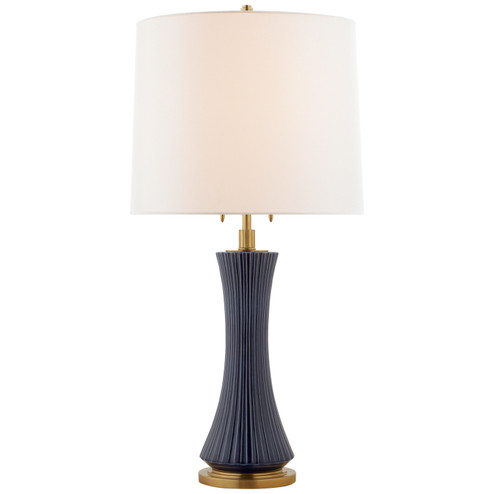 Elena Two Light Table Lamp in Denim Porcelain (268|TOB3655DML)