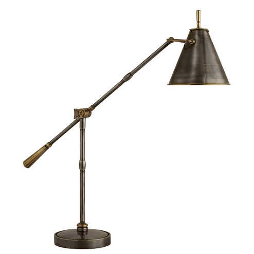 Goodman One Light Table Lamp in Bronze with Antique Brass (268|TOB3536BZHAB)