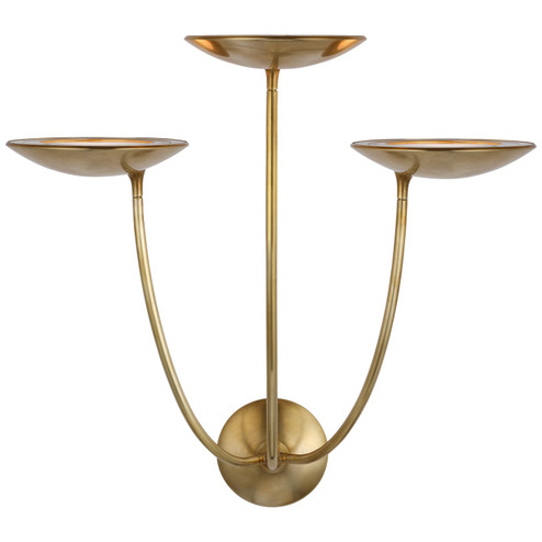 Keira LED Wall Sconce in Hand-Rubbed Antique Brass (268|TOB2785HAB)