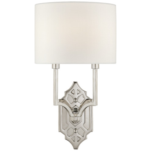 Silhouette Two Light Wall Sconce in Polished Nickel (268|TOB2600PNL)