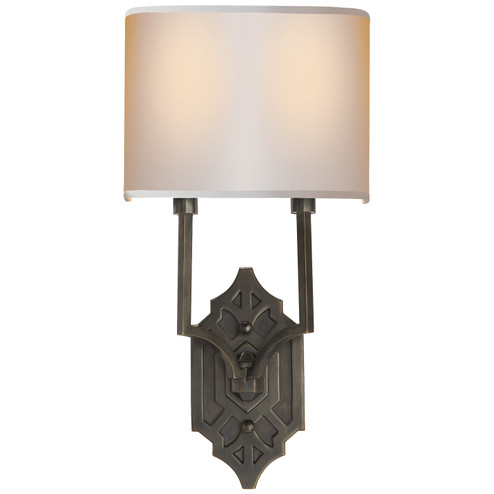 Silhouette Two Light Wall Sconce in Bronze (268|TOB2600BZNP)