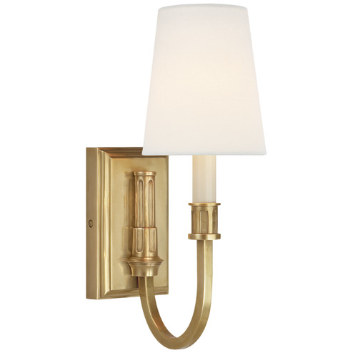 Modern Library One Light Wall Sconce in Hand-Rubbed Antique Brass (268|TOB2327HABL)