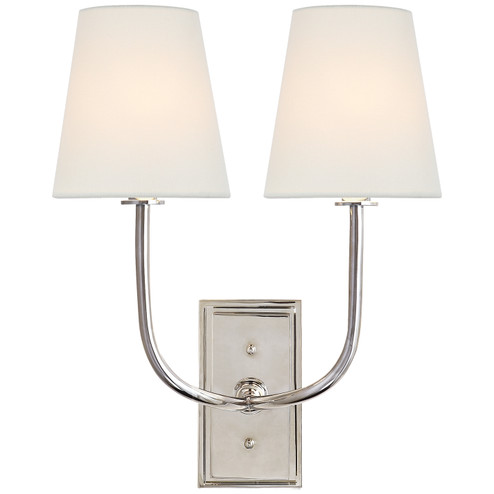 Hulton Two Light Wall Sconce in Polished Nickel (268|TOB2191PNL)
