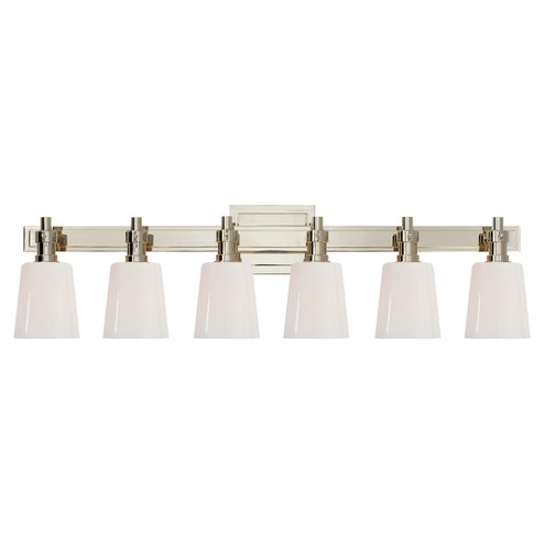 Bryant Bath Six Light Linear Bath Sconce in Polished Nickel (268|TOB2154PNWG)