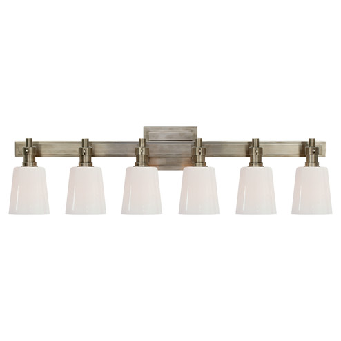 Bryant Bath Six Light Linear Bath Sconce in Antique Nickel (268|TOB2154ANWG)