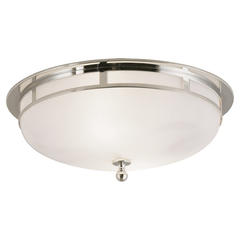 Openwork Two Light Flush Mount in Polished Nickel (268|SS4011PNFG)