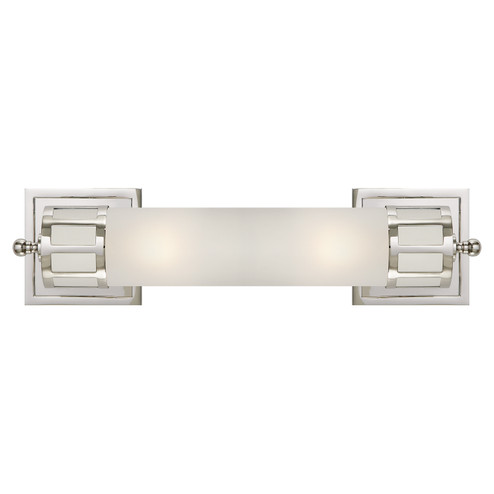 Openwork Two Light Wall Sconce in Polished Nickel (268|SS2013PNFG)