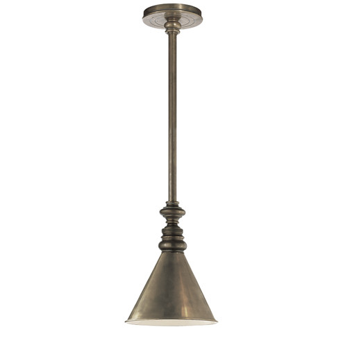 Boston One Light Pendant in Antique Nickel (268|SL5125ANSLDAN)