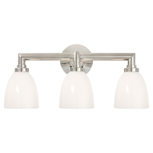 Wilton Three Light Bath Sconce in Polished Nickel (268|SL2843PNWG)