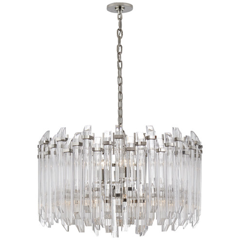 Adele Four Light Chandelier in Polished Nickel with Clear Acrylic (268|SK5421PNCA)