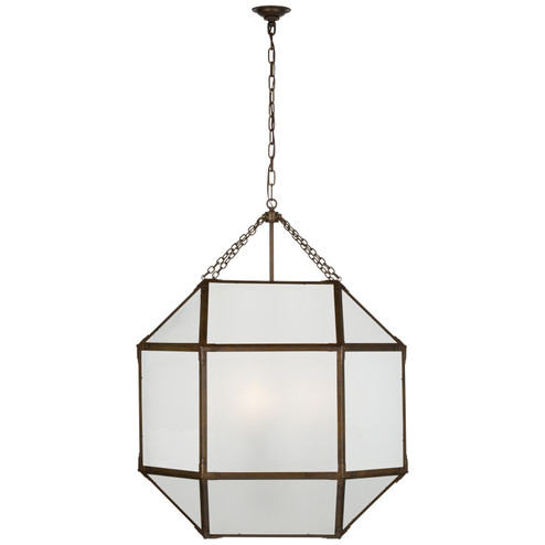 Morris LED Lantern in Antique Zinc (268|SK5034AZFG)