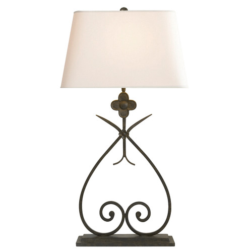 Harper One Light Table Lamp in Natural Rusted Iron (268|SK3100NRNP)