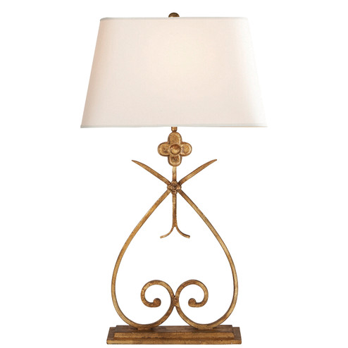 Harper One Light Table Lamp in Gilded Iron (268|SK3100GINP)