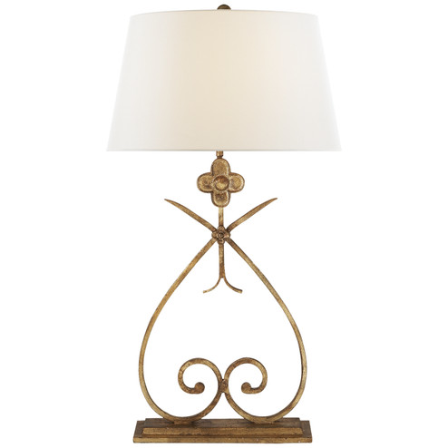 Harper One Light Table Lamp in Gilded Iron (268|SK3100GIL)
