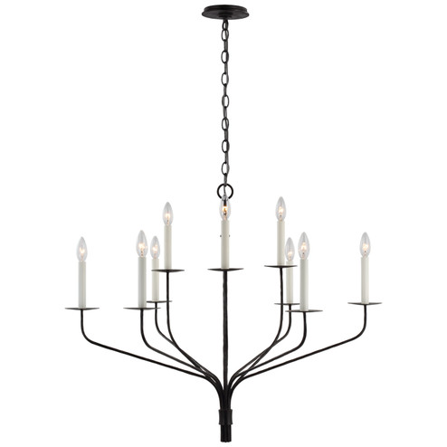 Belfair LED Chandelier in Aged Iron (268|S5752AI)