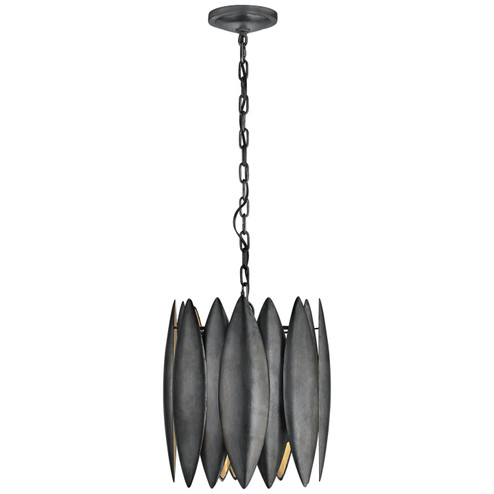 Hatton Four Light Chandelier in Aged Iron (268|S5047AI)