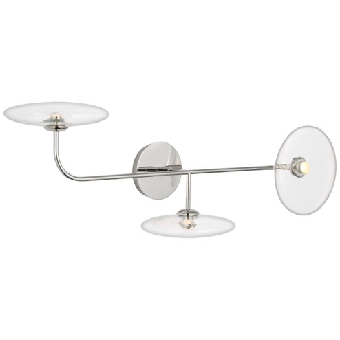 Calvino LED Wall Sconce in Polished Nickel (268|S2691PNCG)