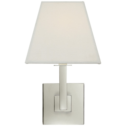 Architectural One Light Wall Sconce in Polished Nickel (268|S20PNLS) Architectural One Light Wall Sconce in Polished Nickel (268|S20PNLS)