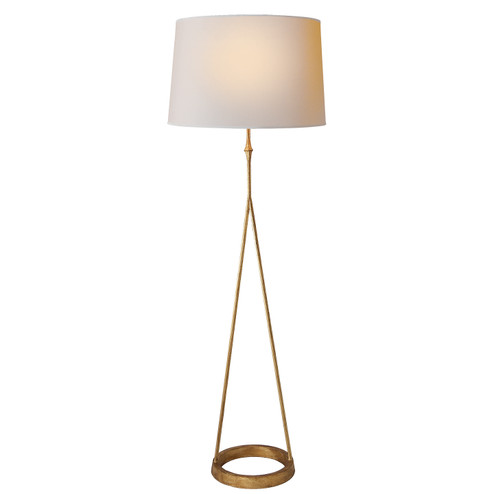 Dauphine One Light Floor Lamp in Gilded Iron (268|S1400GINP)