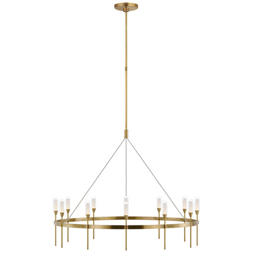 Overture LED Chandelier in Natural Brass (268|PB5031NBCG)