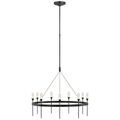 Overture LED Chandelier in Bronze (268|PB5030BZCG)