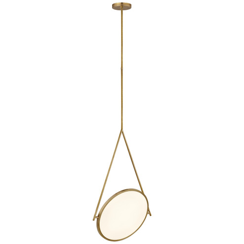 Dot Stance LED Pendant in Natural Brass (268|PB5005NB)