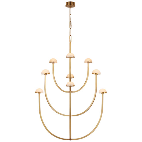 Pedra LED Chandelier in Antique-Burnished Brass (268|KW5622ABALB) Pedra LED Chandelier in Antique-Burnished Brass (268|KW5622ABALB)