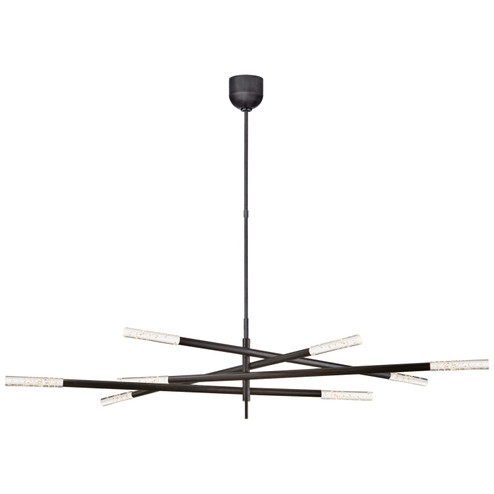 Rousseau LED Chandelier in Bronze (268|KW5589BZSG)