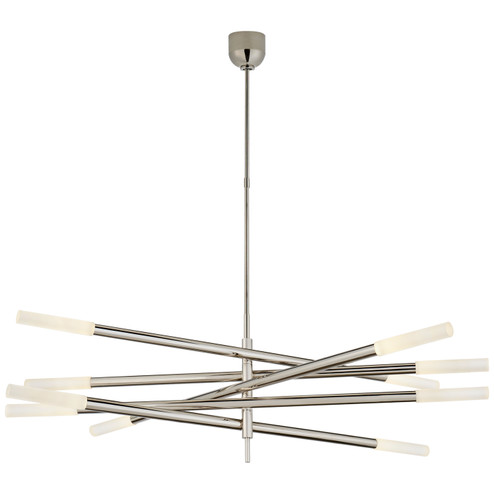 Rousseau LED Chandelier in Polished Nickel (268|KW5587PNEC)